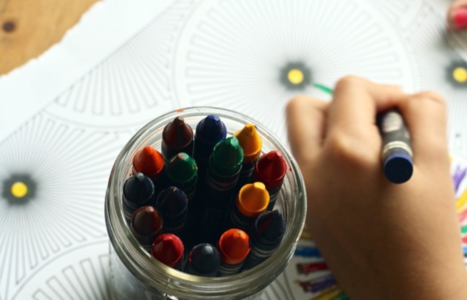 child in preschool